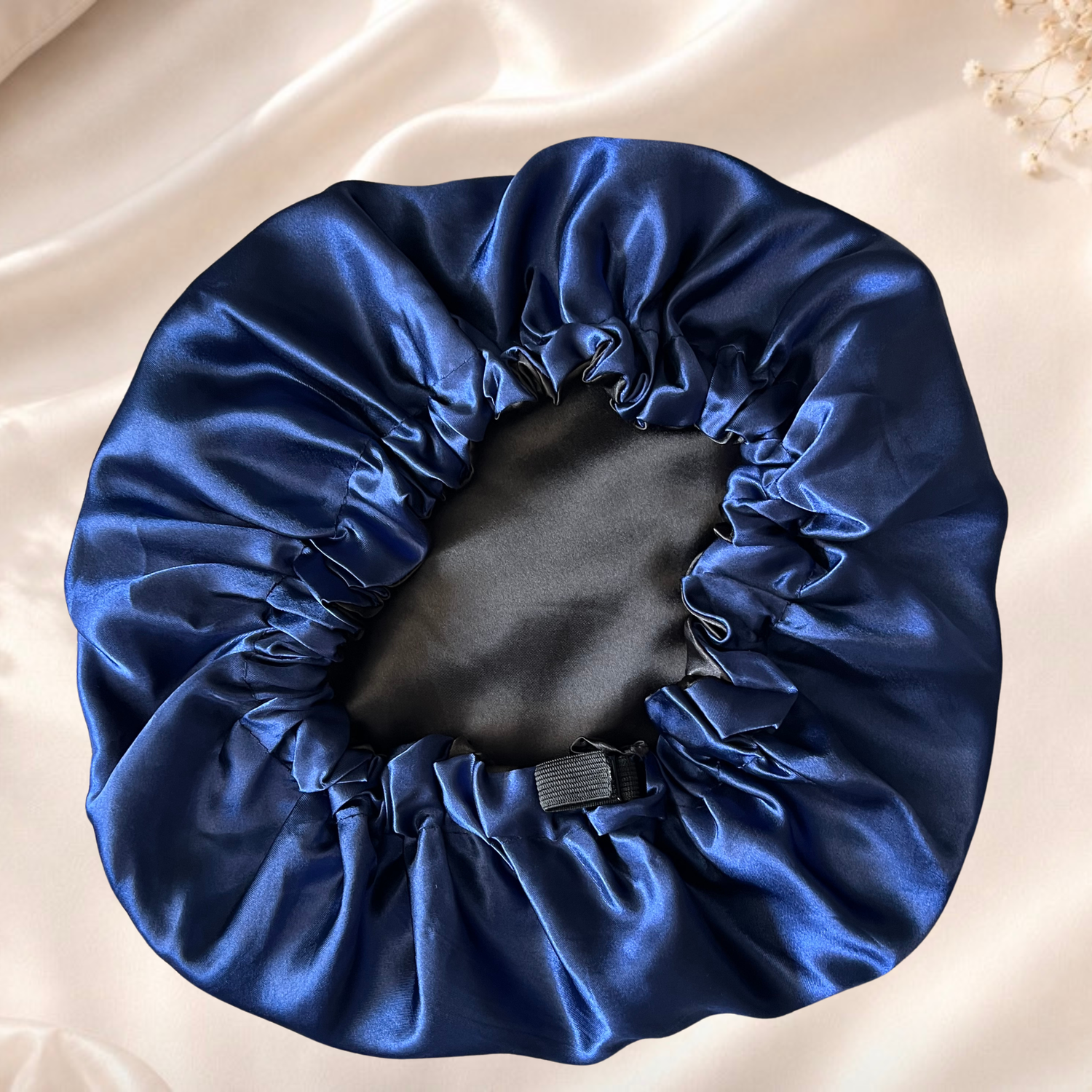 Reversible Elastic Band Satin Bonnet